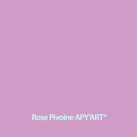 rose pivoine peinture apyart®